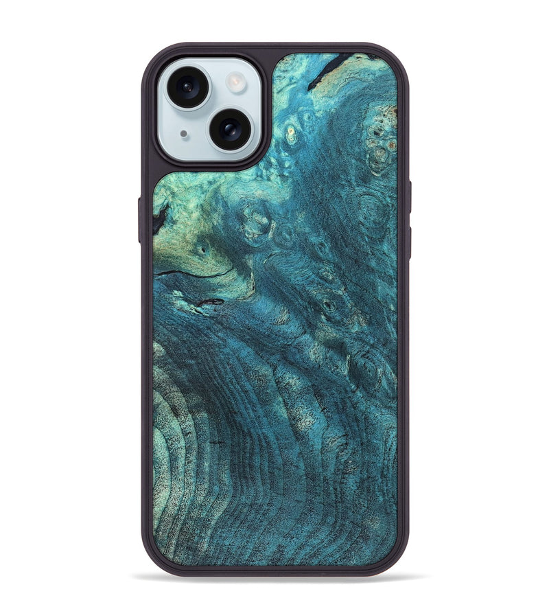 iPhone 15 Plus Wood Phone Case - Katia (Wood Burl, 819410)