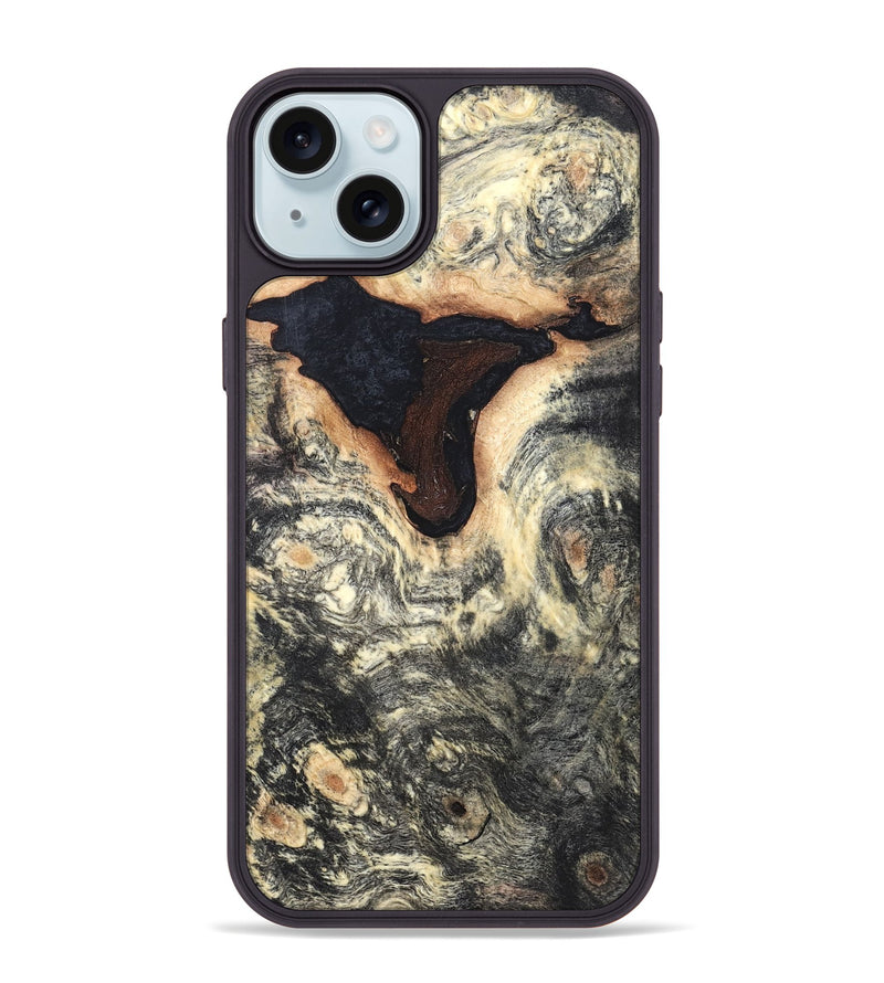 iPhone 15 Plus Wood Phone Case - Tomas (Wood Burl, 819411)