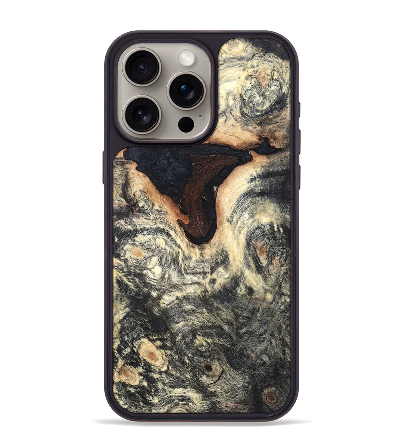 iPhone 15 Pro Max Wood Phone Case - Tomas (Wood Burl, 819411)