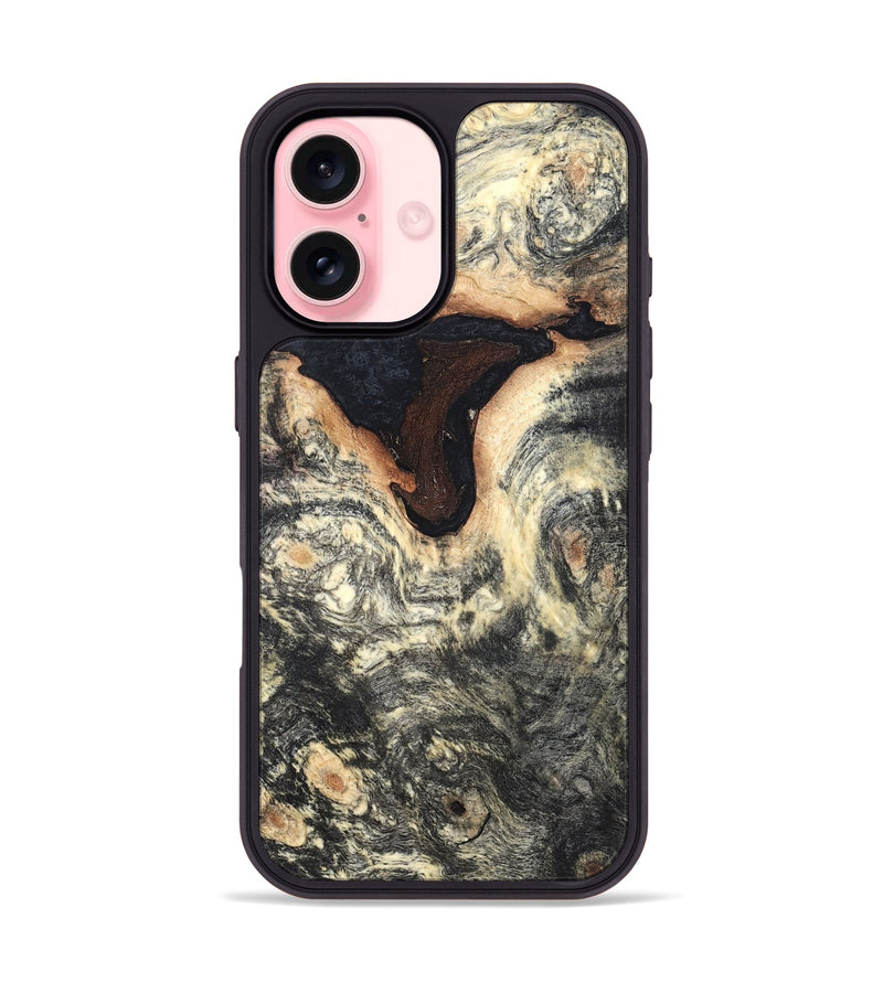 iPhone 16 Wood Phone Case - Tomas (Wood Burl, 819411)