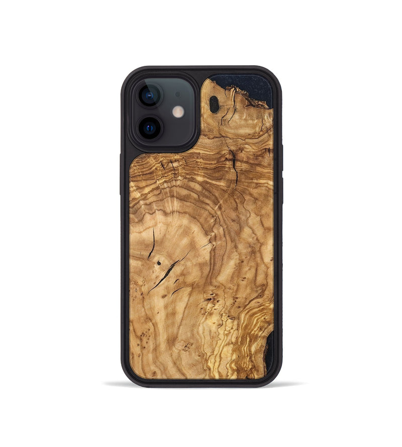 iPhone 12 mini Wood Phone Case - Finis (Wood Burl, 819412)