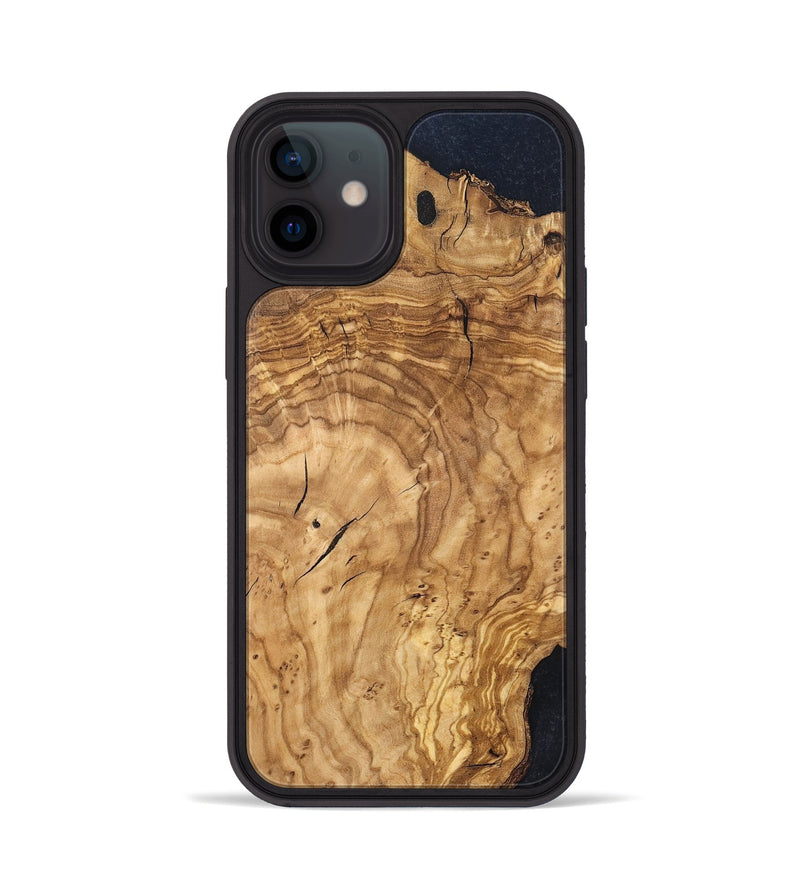 iPhone 12 Wood Phone Case - Finis (Wood Burl, 819412)