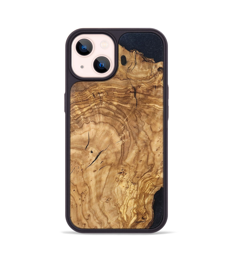 iPhone 14 Wood Phone Case - Finis (Wood Burl, 819412)