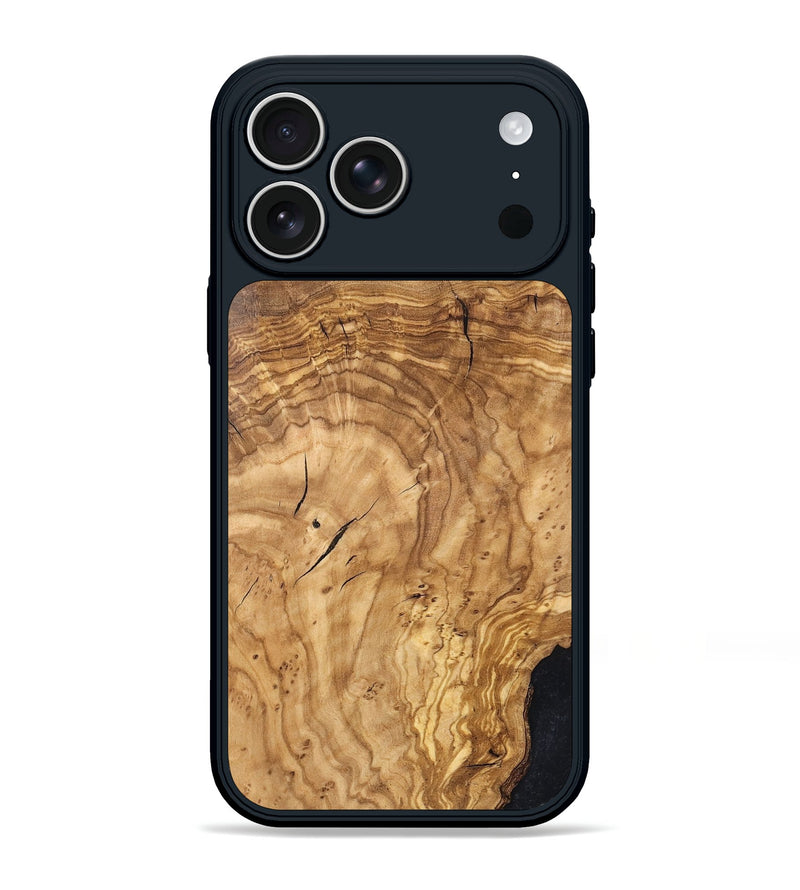 iPhone 17 Pro Max Wood Phone Case - Finis (Wood Burl, 819412)
