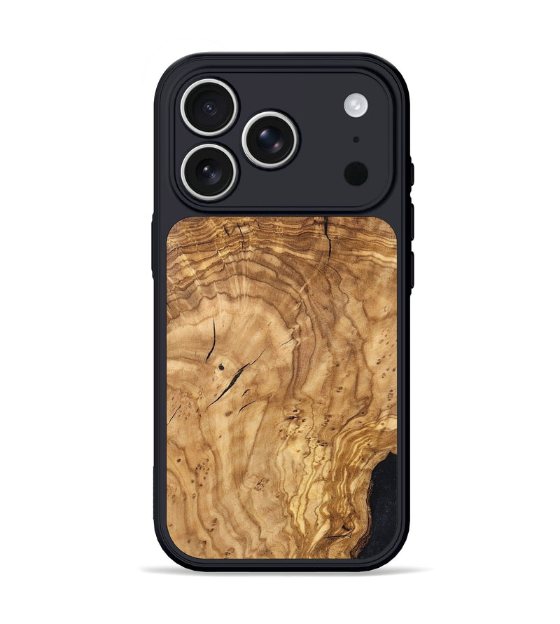 iPhone 17 Pro Wood Phone Case - Finis (Wood Burl, 819412)