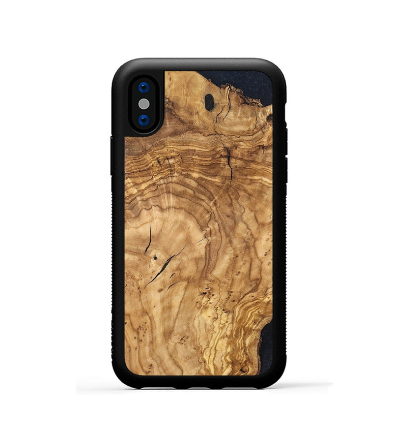 iPhone Xs Wood Phone Case - Finis (Wood Burl, 819412)