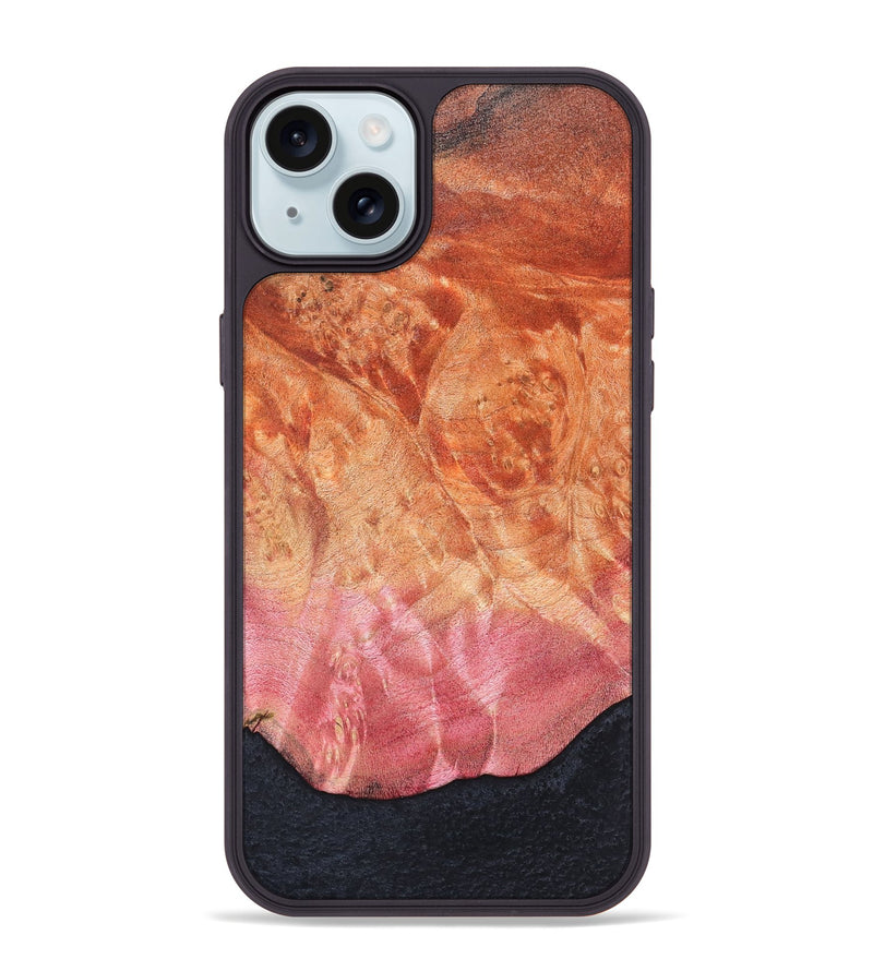 iPhone 15 Plus Wood Phone Case - Kadin (Wood Burl, 819413)