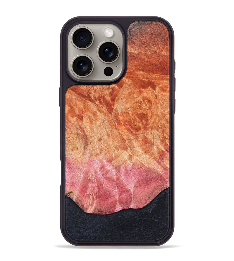 iPhone 16 Pro Max Wood Phone Case - Kadin (Wood Burl, 819413)