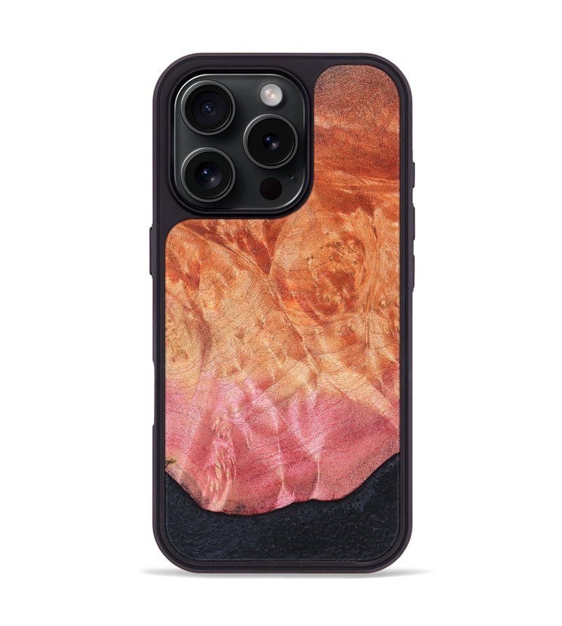 iPhone 16 Pro Wood Phone Case - Kadin (Wood Burl, 819413)