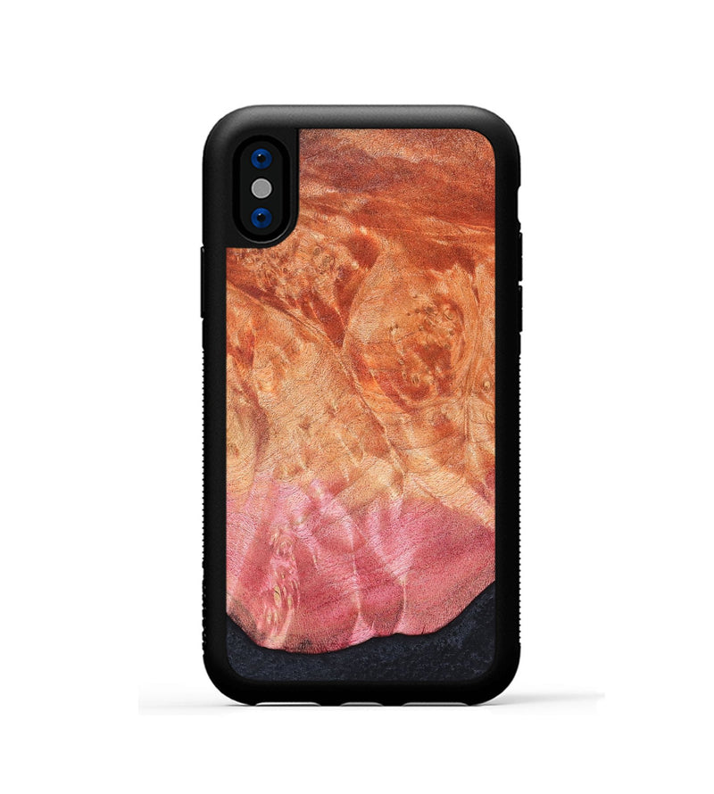 iPhone Xs Wood Phone Case - Kadin (Wood Burl, 819413)