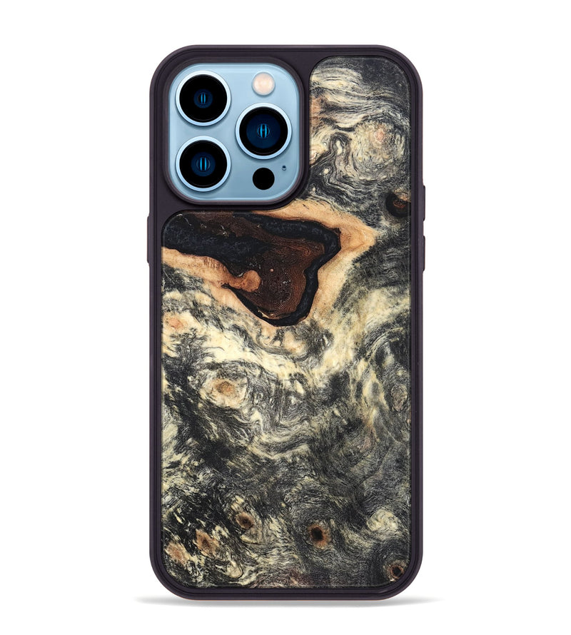 iPhone 14 Pro Max Wood Phone Case - Nyomi (Wood Burl, 819414)