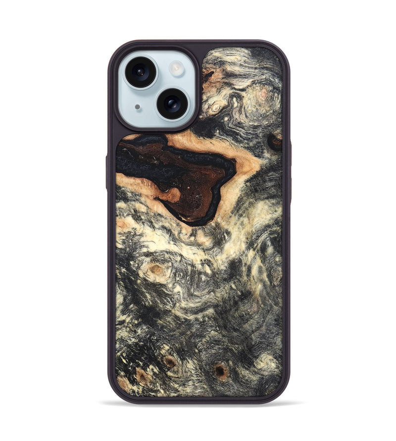iPhone 15 Wood Phone Case - Nyomi (Wood Burl, 819414)