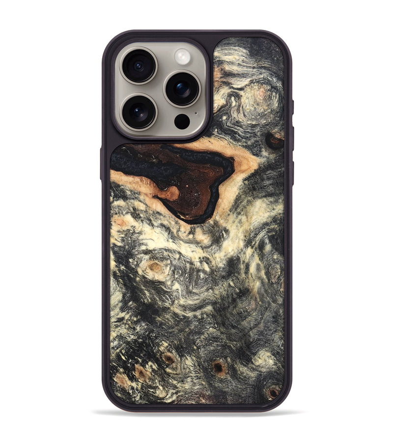 iPhone 15 Pro Max Wood Phone Case - Nyomi (Wood Burl, 819414)