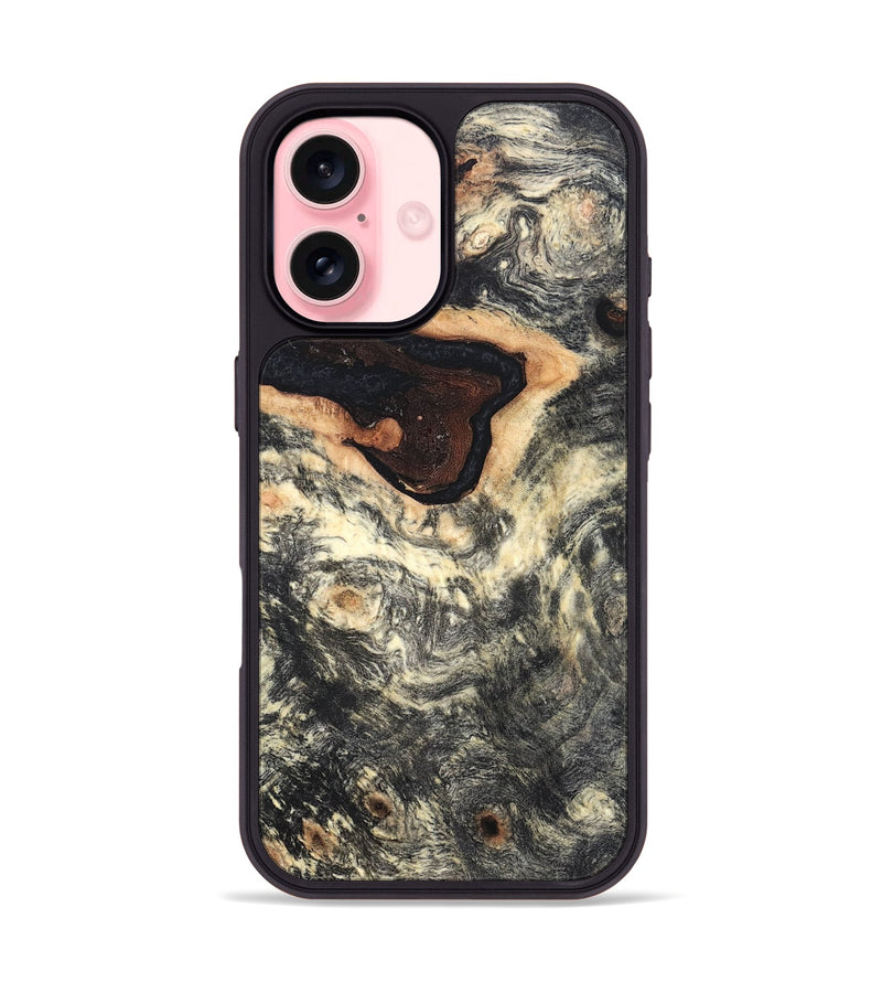 iPhone 16 Wood Phone Case - Nyomi (Wood Burl, 819414)