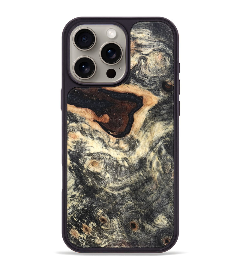 iPhone 16 Pro Max Wood Phone Case - Nyomi (Wood Burl, 819414)