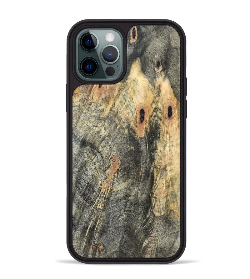 iPhone 12 Pro Max Wood Phone Case - Erykah (Wood Burl, 819415)