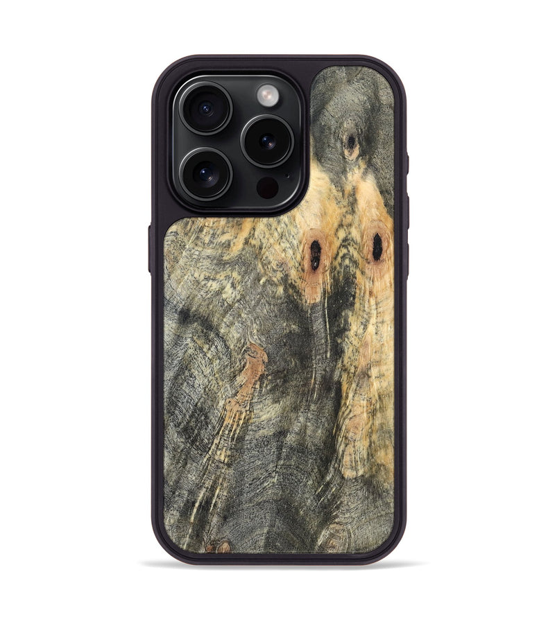 iPhone 15 Pro Wood Phone Case - Erykah (Wood Burl, 819415)
