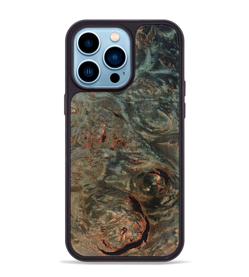 iPhone 14 Pro Max Wood Phone Case - Mira (Wood Burl, 819416)