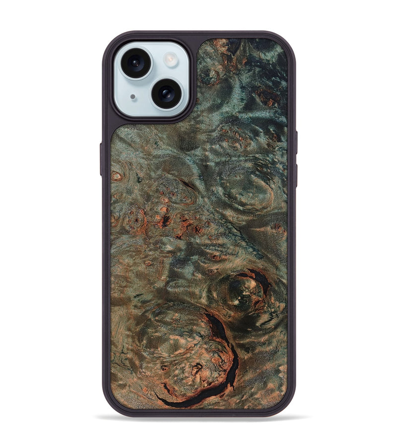 iPhone 15 Plus Wood Phone Case - Mira (Wood Burl, 819416)