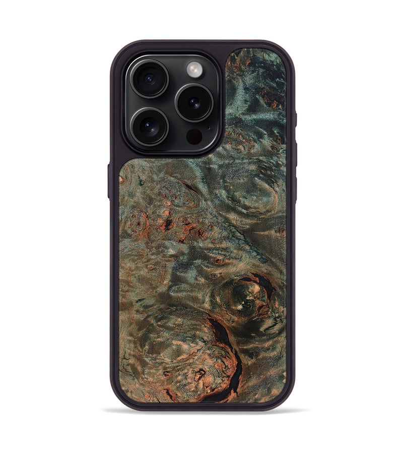 iPhone 15 Pro Wood Phone Case - Mira (Wood Burl, 819416)