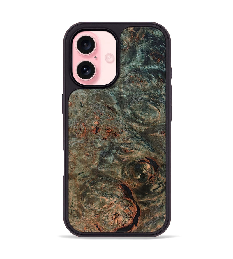 iPhone 16 Wood Phone Case - Mira (Wood Burl, 819416)