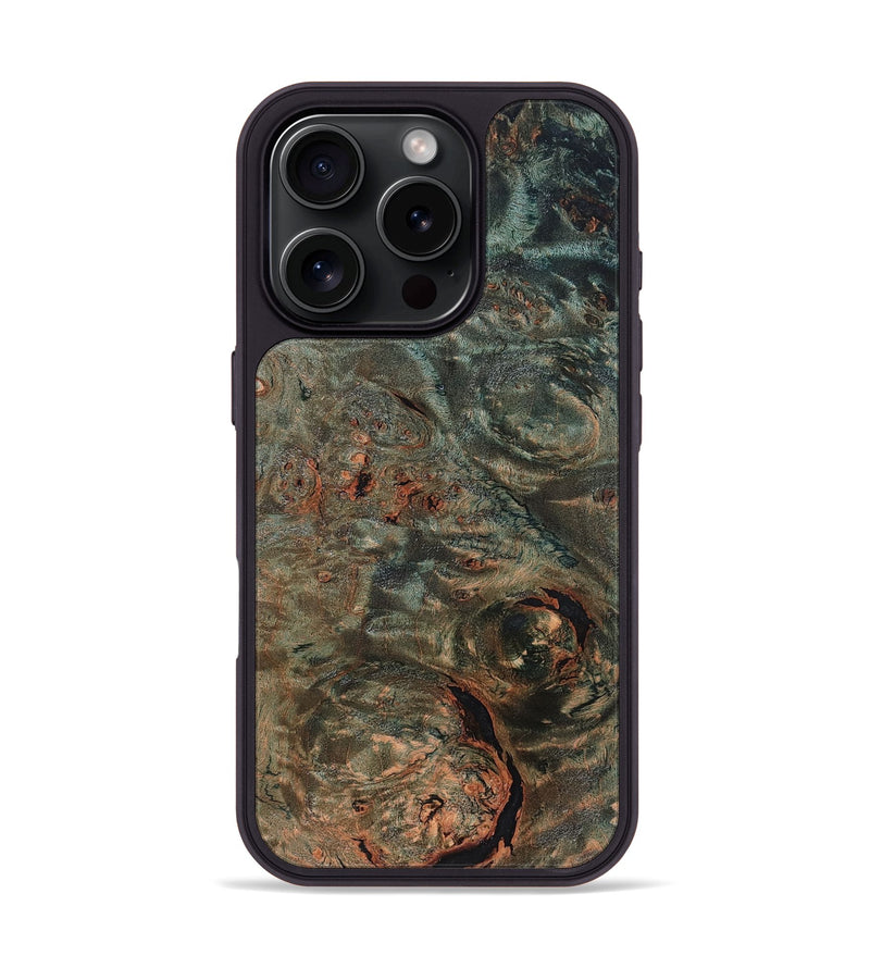 iPhone 16 Pro Wood Phone Case - Mira (Wood Burl, 819416)