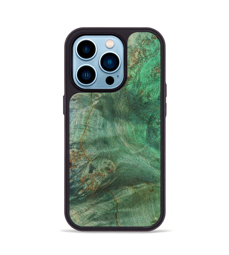 iPhone 14 Pro Wood Phone Case - Huxley (Wood Burl, 819417)