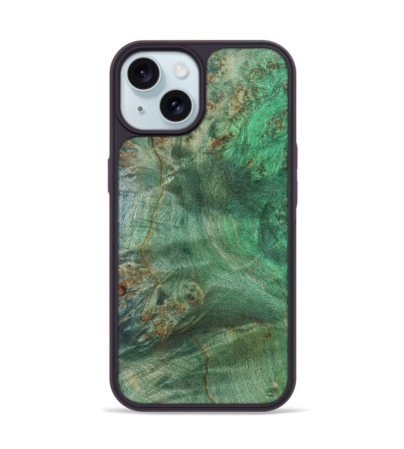 iPhone 15 Wood Phone Case - Huxley (Wood Burl, 819417)