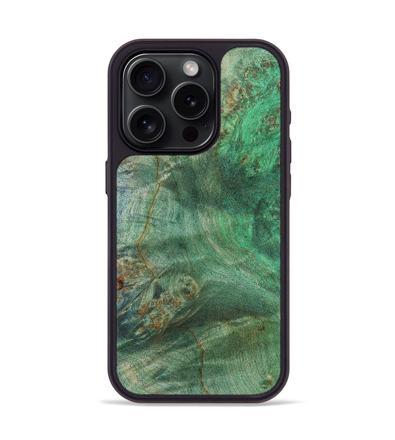 iPhone 15 Pro Wood Phone Case - Huxley (Wood Burl, 819417)