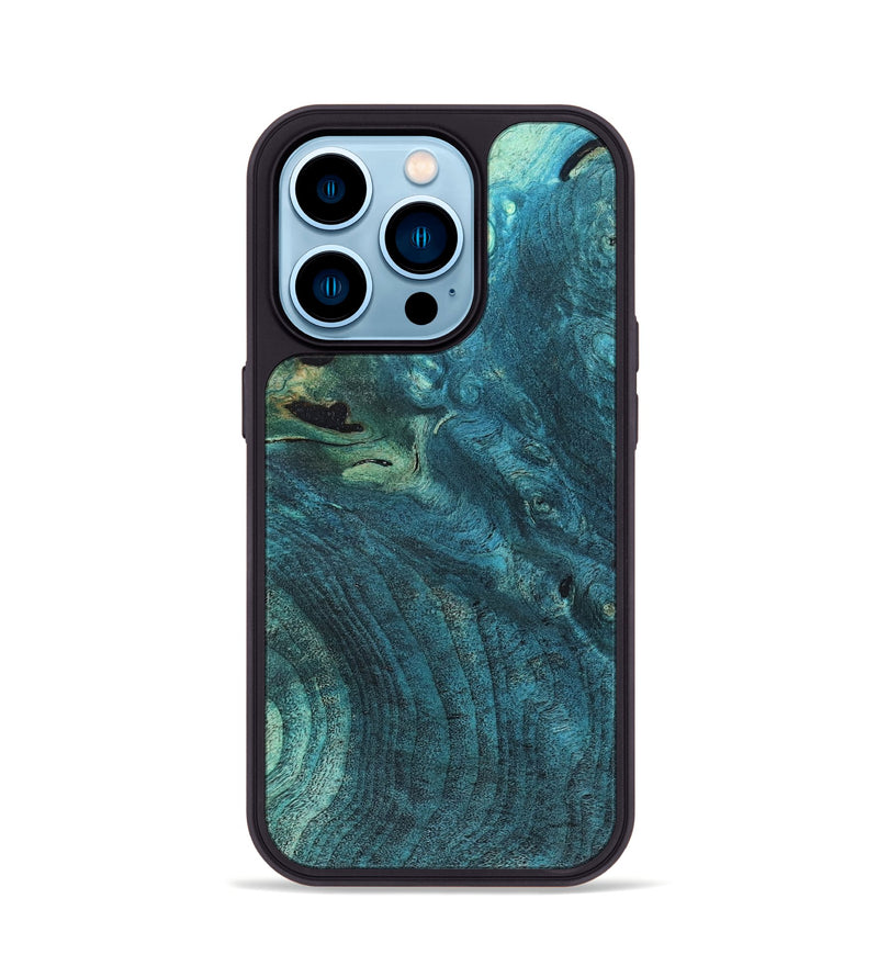 iPhone 14 Pro Wood Phone Case - Junious (Wood Burl, 819420)