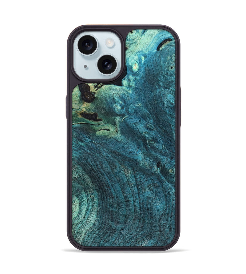 iPhone 15 Wood Phone Case - Junious (Wood Burl, 819420)