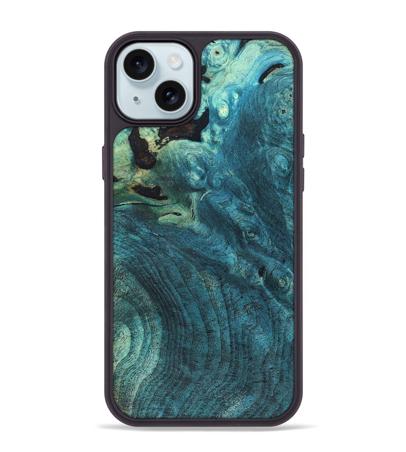 iPhone 15 Plus Wood Phone Case - Junious (Wood Burl, 819420)