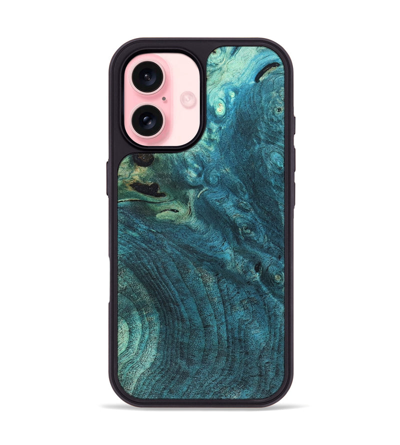 iPhone 16 Wood Phone Case - Junious (Wood Burl, 819420)