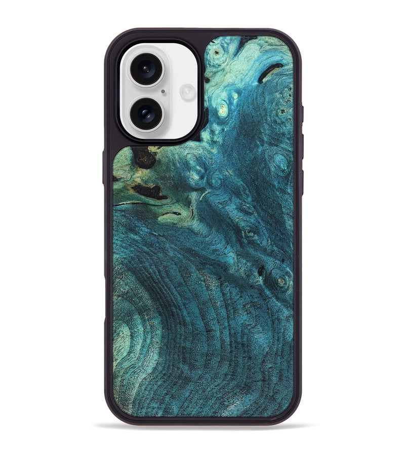 iPhone 16 Plus Wood Phone Case - Junious (Wood Burl, 819420)