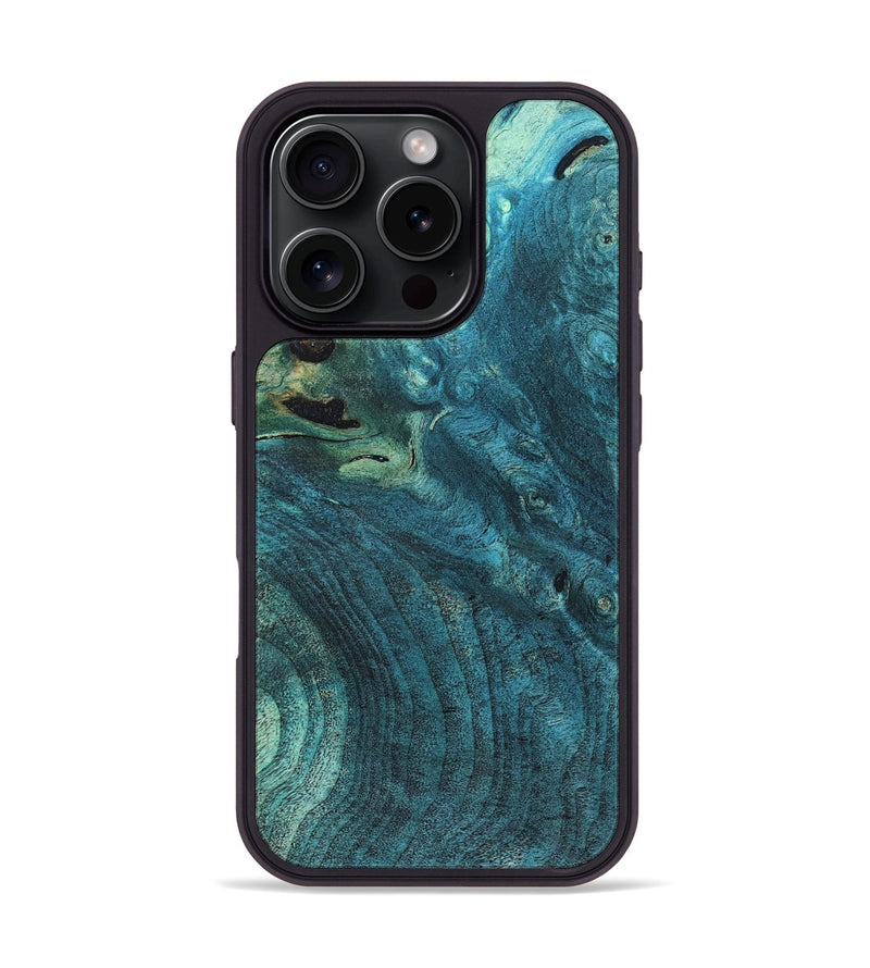 iPhone 16 Pro Wood Phone Case - Junious (Wood Burl, 819420)