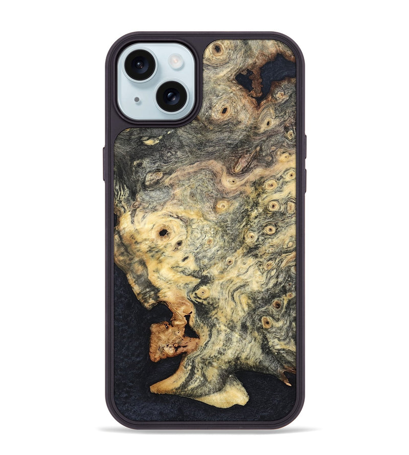 iPhone 15 Plus Wood Phone Case - Coretta (Wood Burl, 819421)