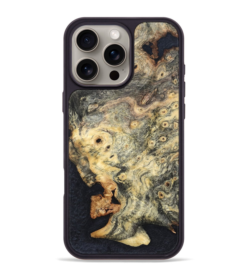 iPhone 16 Pro Max Wood Phone Case - Coretta (Wood Burl, 819421)