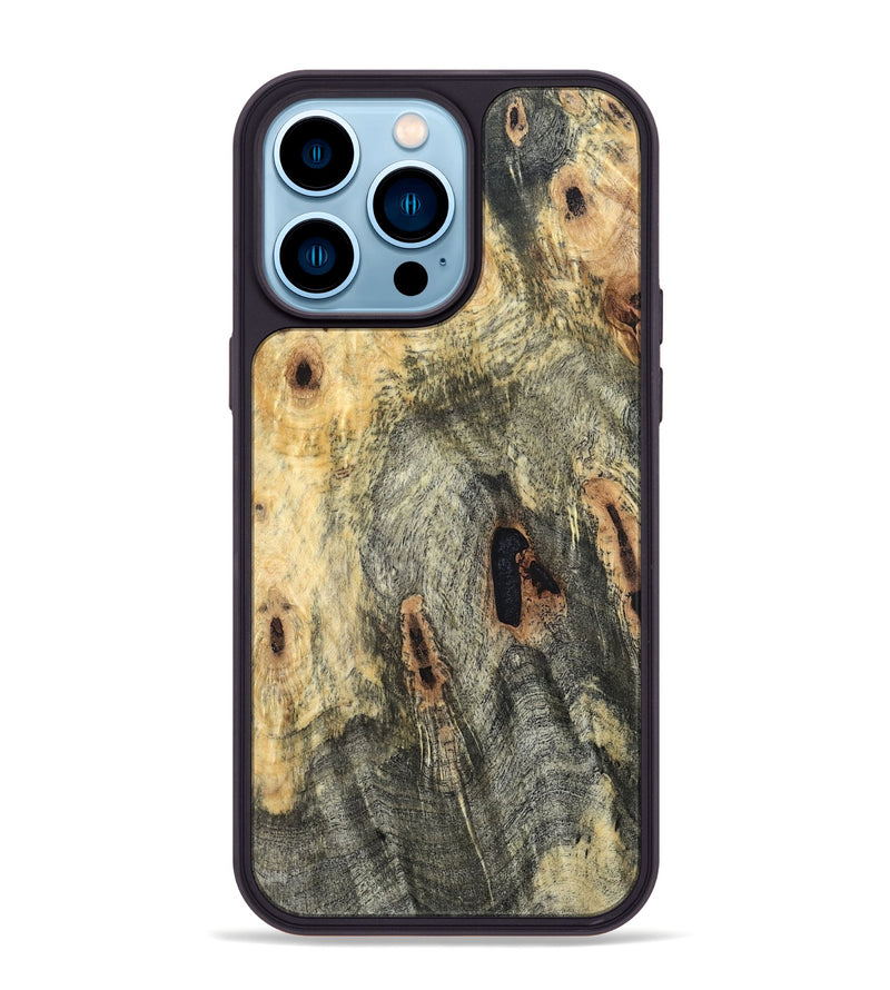 iPhone 14 Pro Max Wood Phone Case - Bobbye (Wood Burl, 819422)