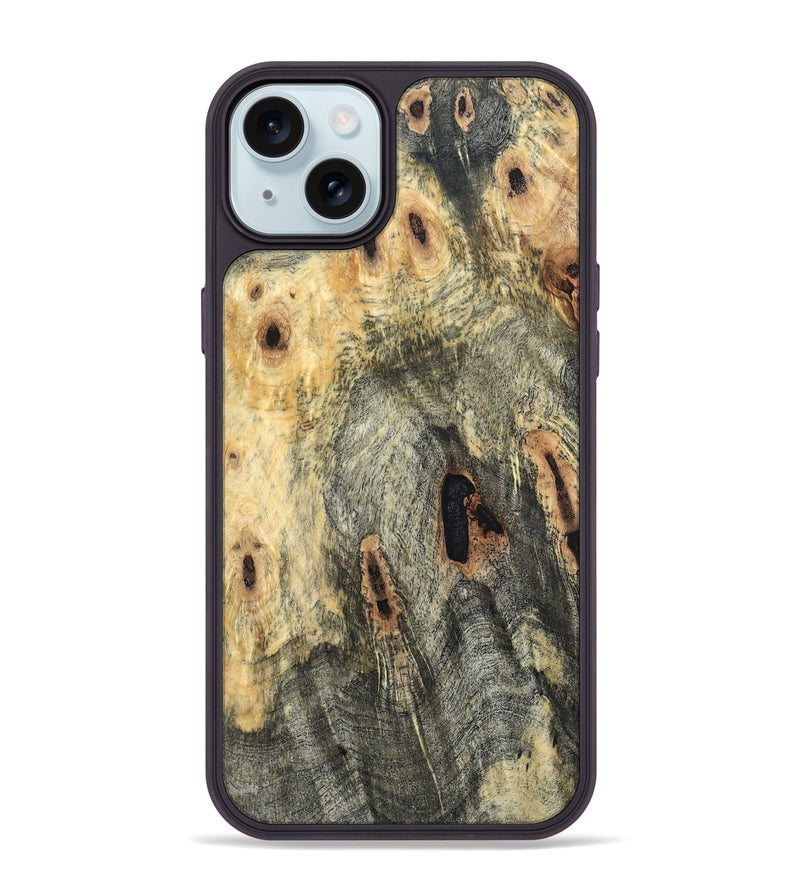 iPhone 15 Plus Wood Phone Case - Bobbye (Wood Burl, 819422)