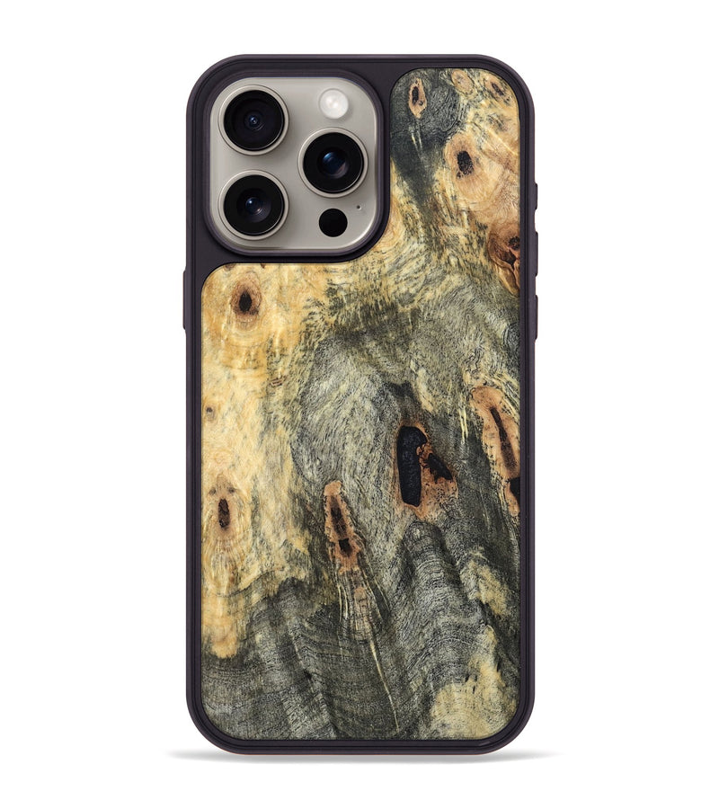 iPhone 15 Pro Max Wood Phone Case - Bobbye (Wood Burl, 819422)