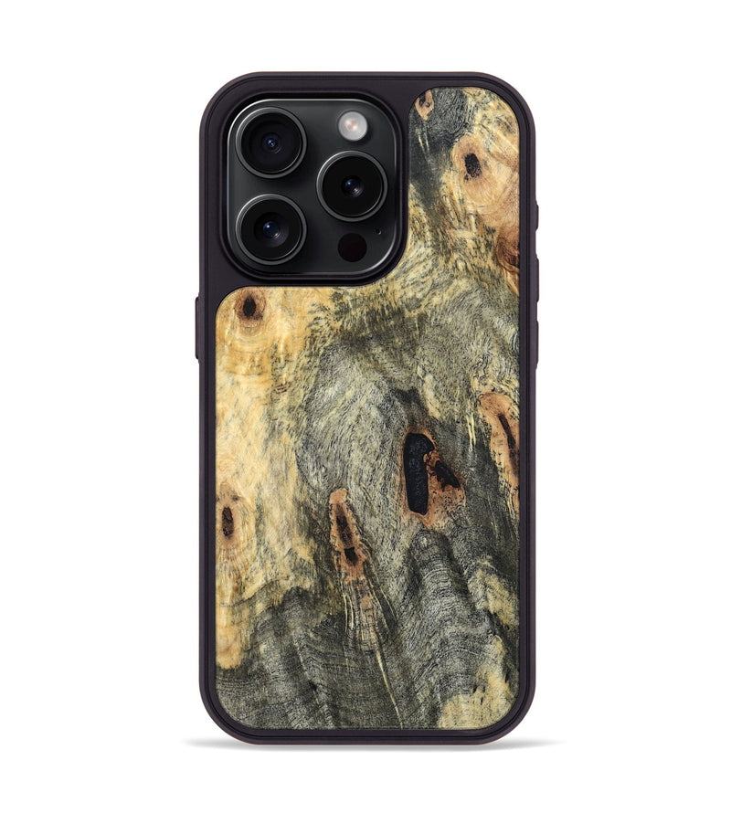 iPhone 15 Pro Wood Phone Case - Bobbye (Wood Burl, 819422)