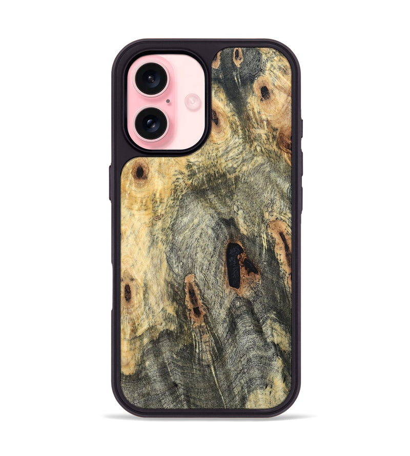 iPhone 16 Wood Phone Case - Bobbye (Wood Burl, 819422)