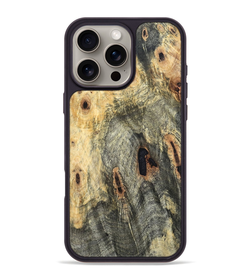iPhone 16 Pro Max Wood Phone Case - Bobbye (Wood Burl, 819422)