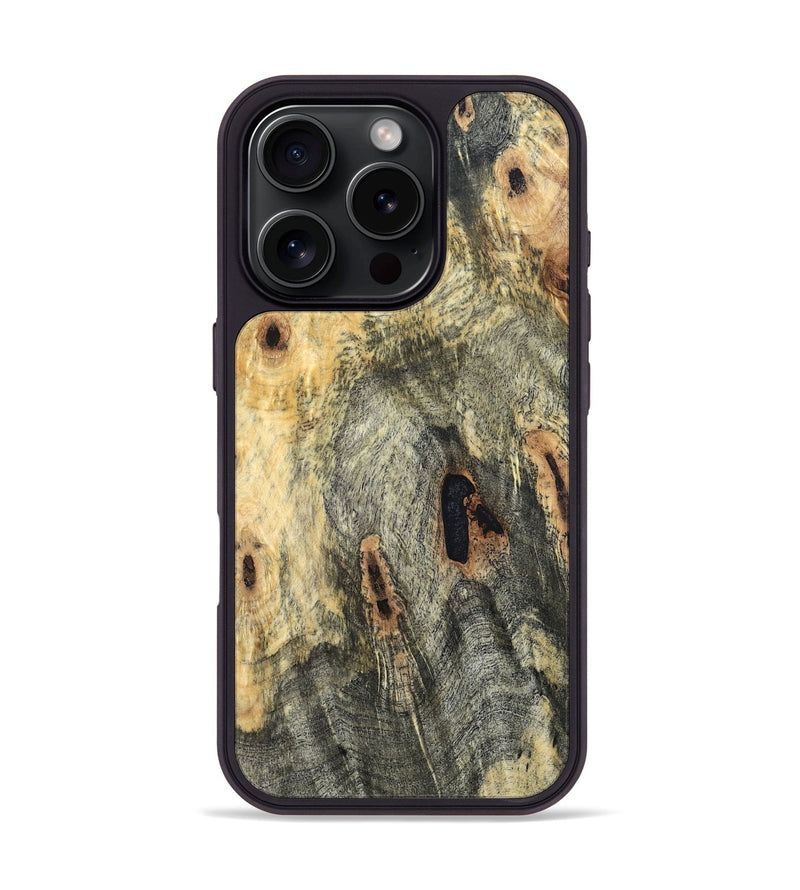 iPhone 16 Pro Wood Phone Case - Bobbye (Wood Burl, 819422)