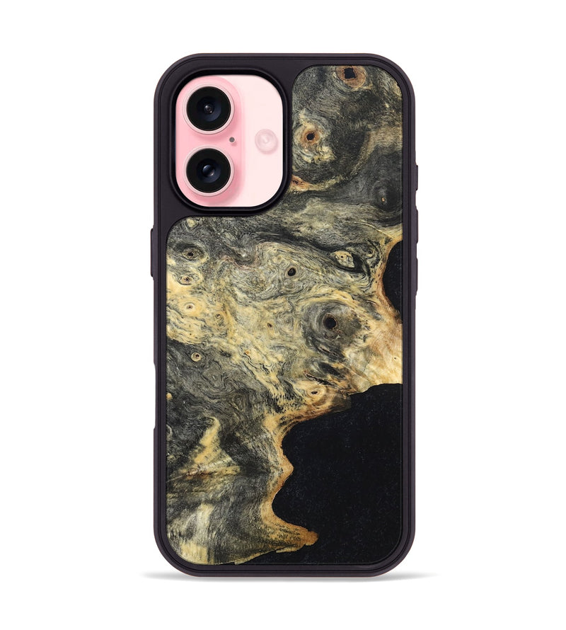 iPhone 16 Wood Phone Case - Rickey (Wood Burl, 819424)
