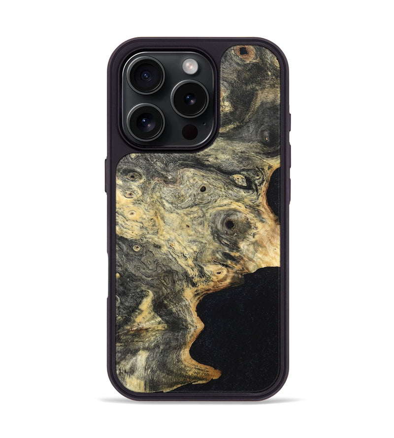 iPhone 16 Pro Wood Phone Case - Rickey (Wood Burl, 819424)