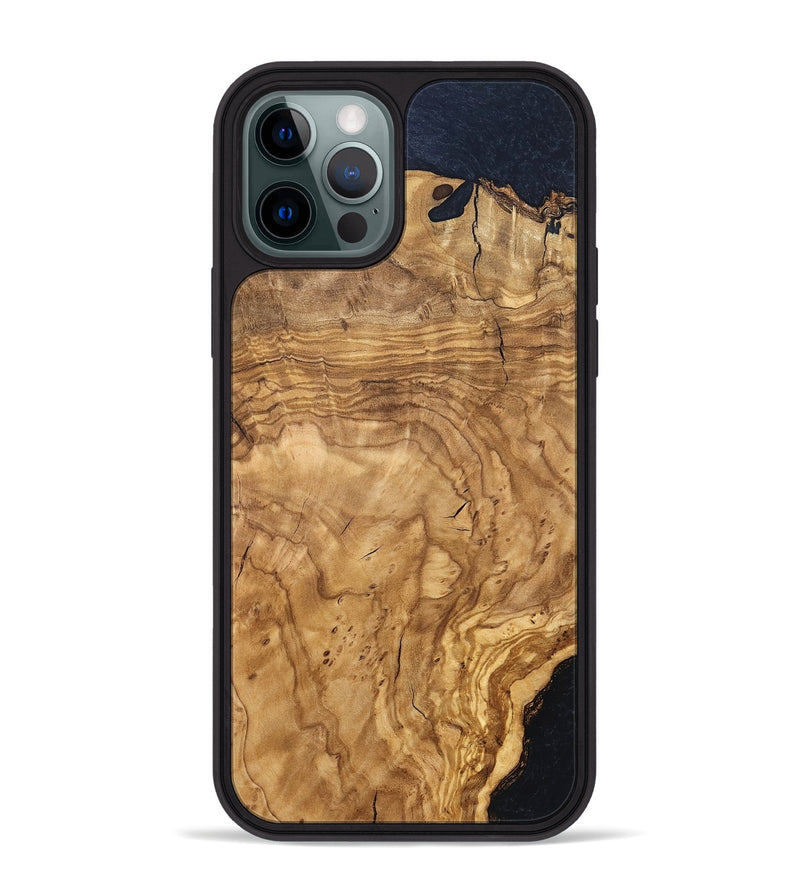 iPhone 12 Pro Max Wood Phone Case - Harley (Wood Burl, 819425)
