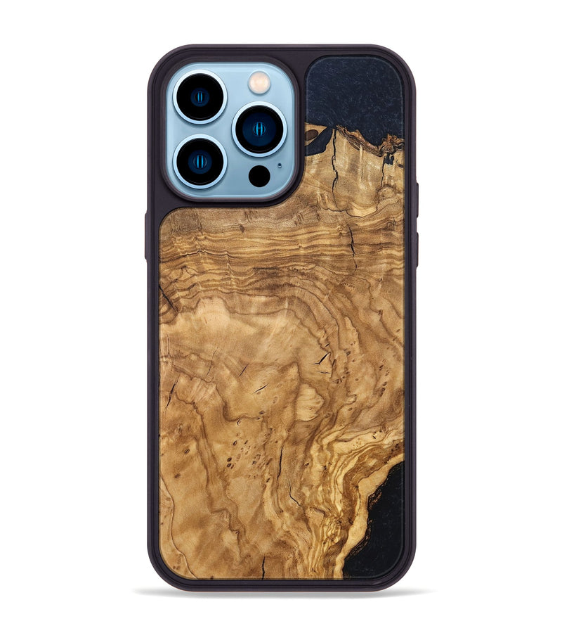 iPhone 14 Pro Max Wood Phone Case - Harley (Wood Burl, 819425)