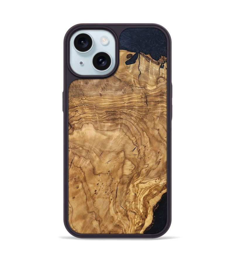 iPhone 15 Wood Phone Case - Harley (Wood Burl, 819425)