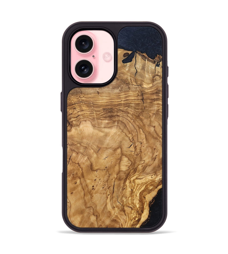 iPhone 16 Wood Phone Case - Harley (Wood Burl, 819425)